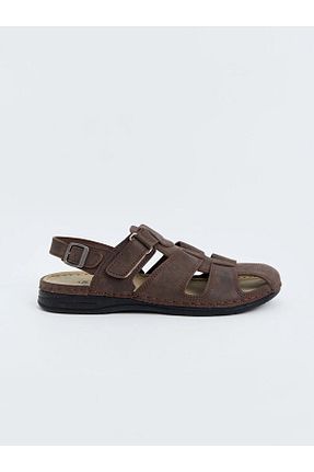 صندل قهوه ای مردانه پاشنه کوتاه (1 - 4 سانتی متر) LC Waikiki - کد 824025594
