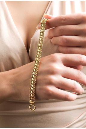 دستبند طلا زرد زنانه کد 286290043