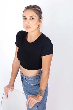 بلوز مشکی زنانه ساده Coredra - کد 842726317