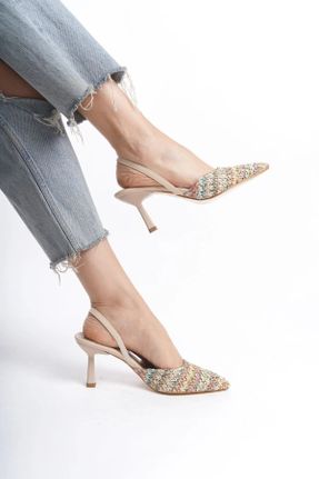 کفش پاشنه بلند کلاسیک زنانه پاشنه نازک پاشنه متوسط ( 5 - 9 cm ) کد 833383034