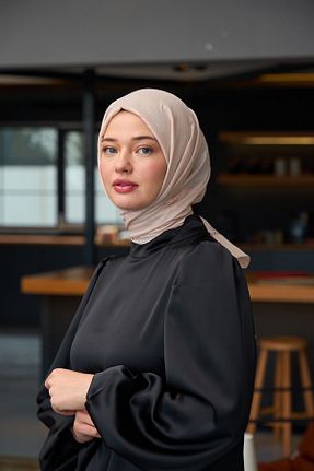 شال بژ زنانه FRESCO SCARFS - کد 842000402