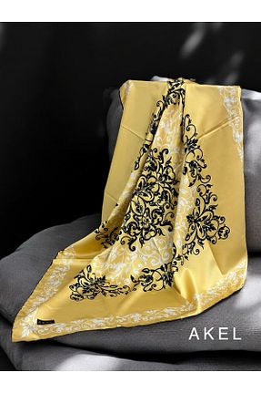 روسری سبز پلی استر Akel - کد 842760322