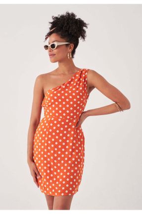 لباس نارنجی زنانه بافتنی کد 824363425