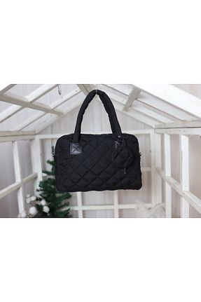 کیف دوشی مشکی زنانه چرم مصنوعی Elentra - کد 842806272