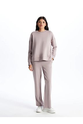 شلوار کرمگن بنفش زنانه رگولار LC Waikiki - کد 842856800