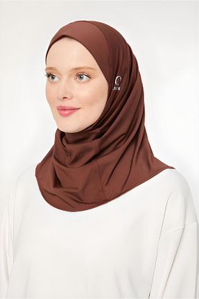کلاه شنای حجاب قهوه ای زنانه Melodi Scarf - کد 842866531