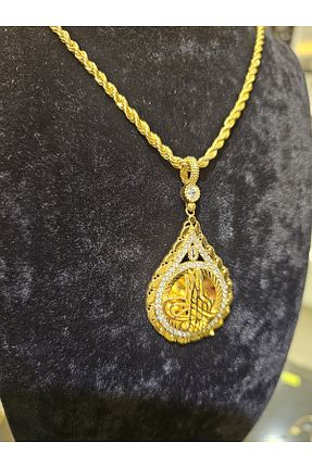 گردنبند استیل ( فولاد ) طلائی زنانه استیل (فولاد) imitasyon dünyası - کد 842863211