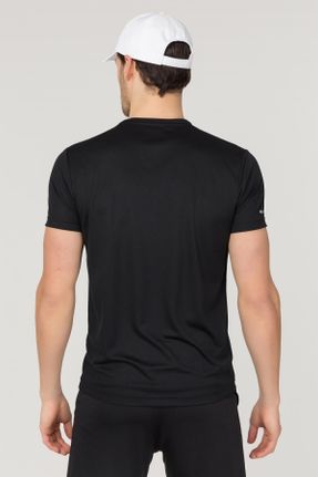 تی شرت مشکی مردانه رگولار پنبه (نخی) کد 24841109
