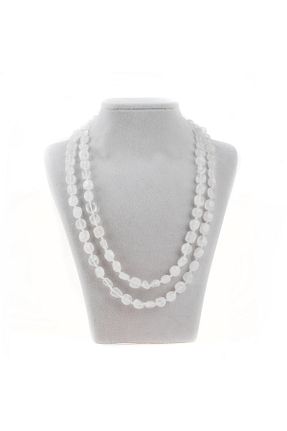 گردنبند جواهر سفید زنانه سنگ طبیعی Zeynep Büyükbay - کد 843007923