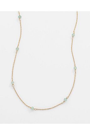 گردنبند نقره طلائی زنانه 925 عیار MEKS JEWELS - کد 843004034