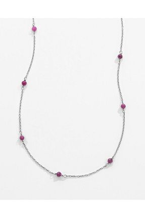 گردنبند نقره سفید زنانه 925 عیار MEKS JEWELS - کد 843008810