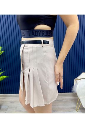 دامن بژ زنانه ساده POYDER - کد 842989804