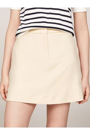 دامن بژ زنانه پارچه Tommy Hilfiger - کد 843021736