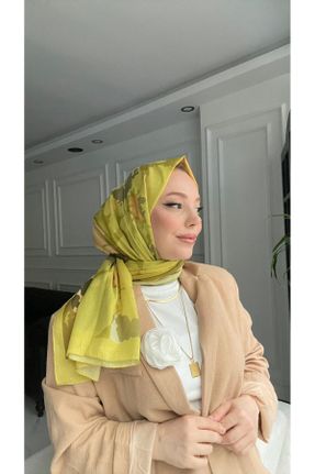 شال سبز زنانه اکریلیک کد 843099662