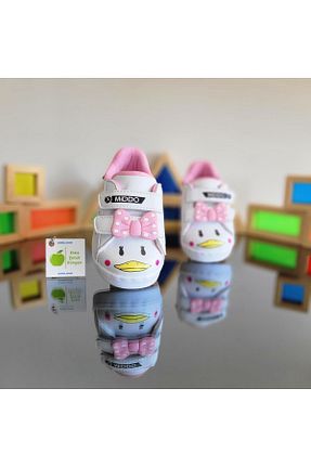 کفش اسنیکر سفید بچه گانه چسبی elma bebe - کد 828135129