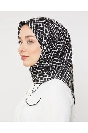 روسری مشکی پنبه ای Bonjela - کد 708349489