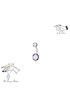 پیرسینگ بنفش زنانه agbtasarım - کد 752513483