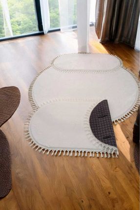 فرش سفید زیره ضد لغزش ALTUN CARPET - کد 843127496