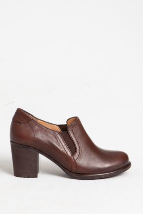 کفش کژوال قهوه ای زنانه پاشنه متوسط ( 5 - 9 cm ) پاشنه ساده کد 808322247