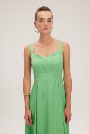 لباس سبز زنانه بافتنی Fitted کد 841164022