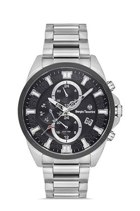 ساعت مچی متالیک مردانه 44 میلی متر Sergio Tacchini - کد 842803848