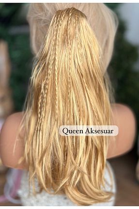 کلاه گیس زرد زنانه Queen Nelly - کد 842810494