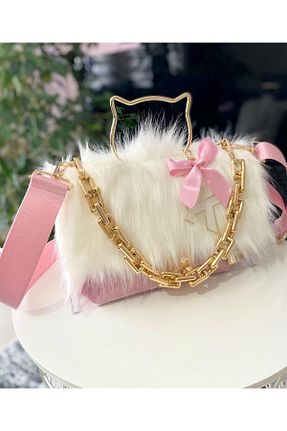 کیف دوشی صورتی زنانه چرم مصنوعی AREV BAGS - کد 813737679