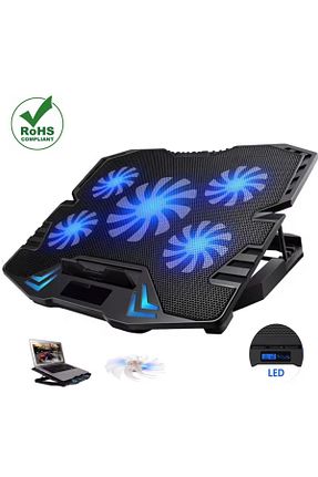 خنک کننده نوت بوک مشکی Reidan - کد 830491167