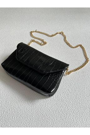 کیف دوشی مشکی زنانه چرم مصنوعی Mia Collection - کد 842990992