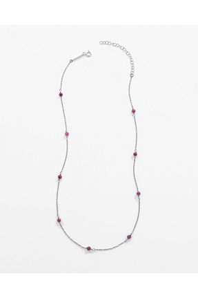 گردنبند نقره سفید زنانه 925 عیار MEKS JEWELS - کد 843008810