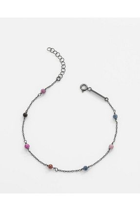 دستبند نقره مشکی زنانه 925 عیار MEKS JEWELS - کد 843015778