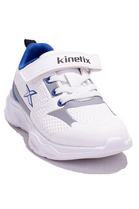کفش اسنیکر سفید بچه گانه چسبی Kinetix - کد 843039970