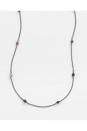 گردنبند نقره مشکی زنانه 925 عیار MEKS JEWELS - کد 843016211