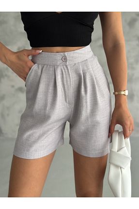 شلوارک و برمودا طوسی زنانه رگولار Winmoda34 - کد 843016615