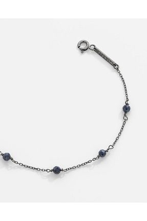 دستبند نقره مشکی زنانه 925 عیار MEKS JEWELS - کد 843015326