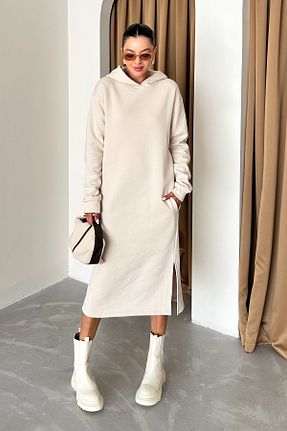 لباس بژ زنانه بافتنی MODAGEN - کد 843114822