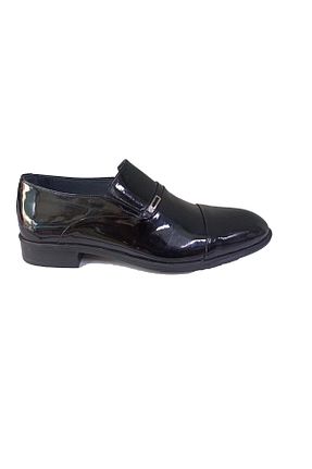 کفش کلاسیک مشکی مردانه چرم لاکی EPOCH SHOES - کد 840157228