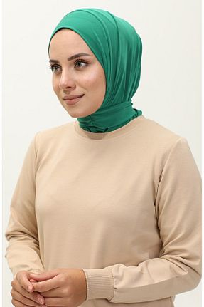 روسری سبز پلی استر Organic Scarfs - کد 843124306