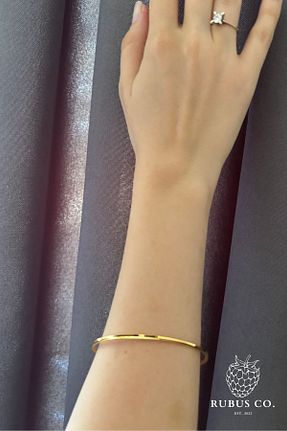 النگو زرد زنانه 8 عیار Rubus - کد 842965732