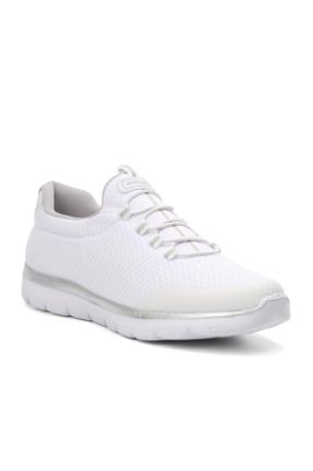 کفش پیاده روی سفید مردانه پارچه ای پارچه نساجی کد 260639614