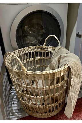 سبد لباس نباتی حصیر AFRALYAHOME - کد 747553316