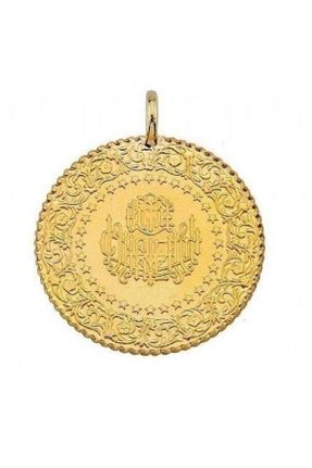 گردنبند جواهر طلائی زنانه کد 374876499