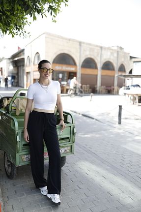 شلوار سرمه ای زنانه بافتنی Charm in Urban - کد 829182109