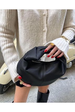 کیف دوشی مشکی زنانه چرم مصنوعی Tina - کد 792115019
