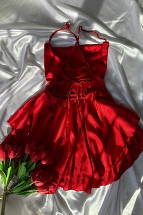 لباس شب قرمز زنانه کد 839533041