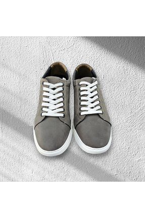 کفش کژوال طوسی مردانه نبوک MODASOON CASUAL - کد 842857371