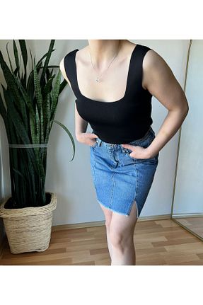 بادی مشکی زنانه یقه مربعی Butik - کد 834739749