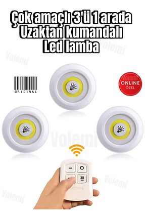 چراغ LED سفید VOLEMİ - کد 842974590