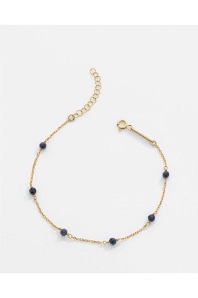 دستبند نقره طلائی زنانه 925 عیار MEKS JEWELS - کد 843010601