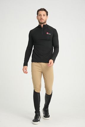 تیشرت مشکی مردانه پارچه PEUR RIDER SHOP - کد 843030448